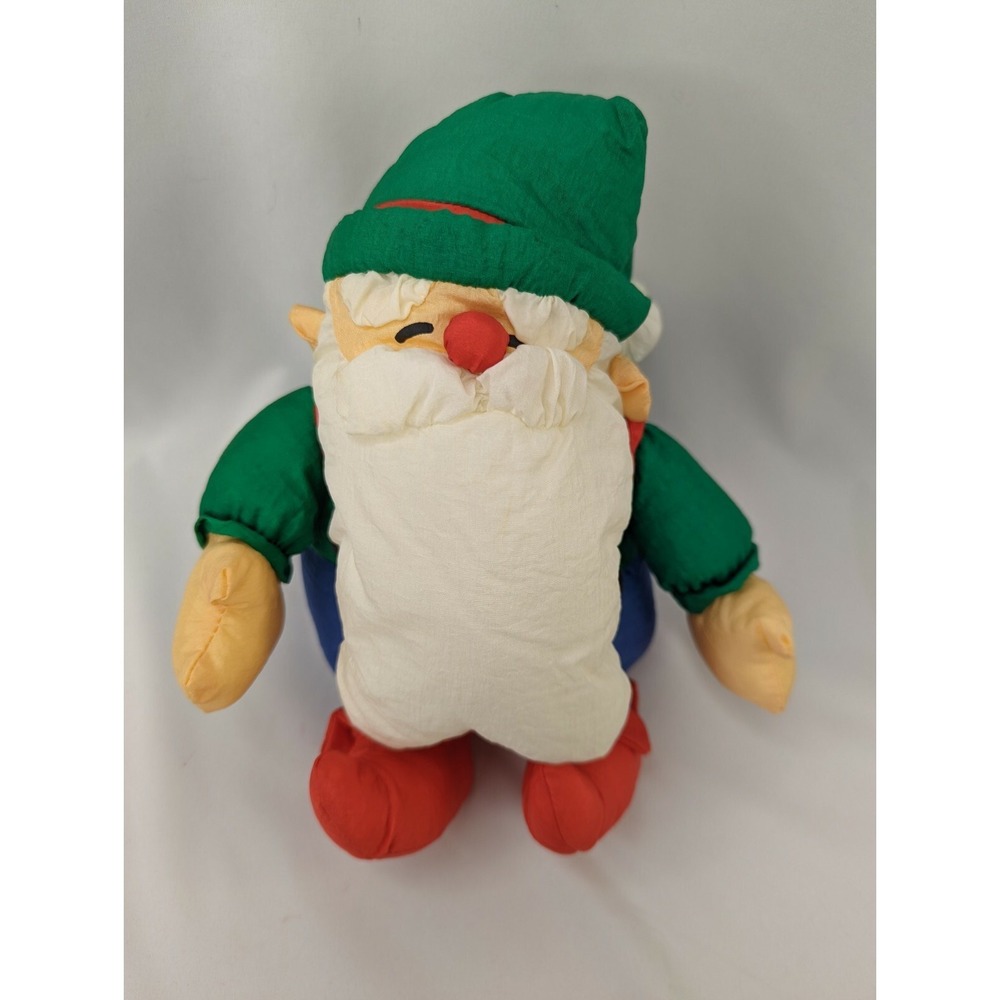 Department 56 Nylon Santa Claus Elf Plush 9 Inch Stuffed Animal Toy